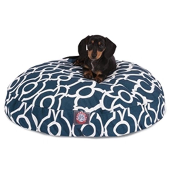 Majestic Pet Athens Navy Small Round Dog Bed 78899550702